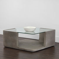 Sunpan Odis Coffee Table Grey / White