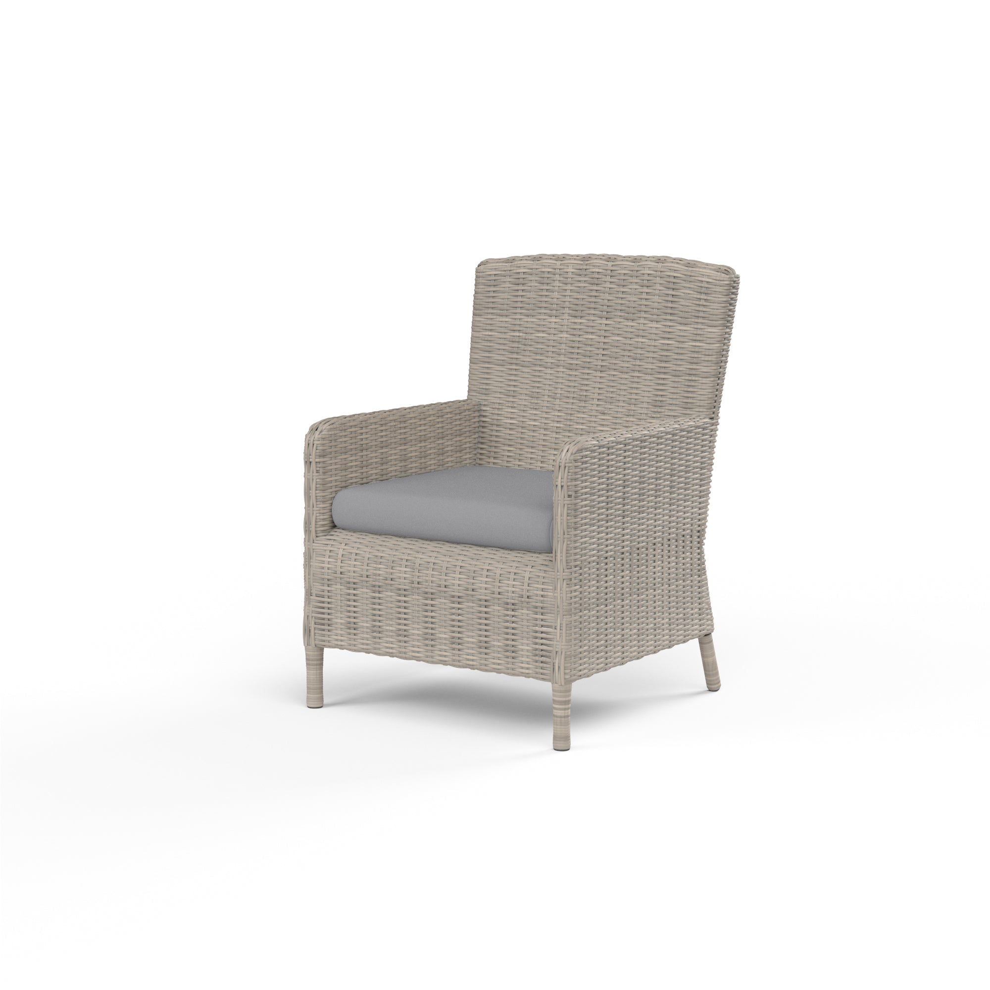Sunset West Manhattan Wicker Dining Chair with Cushion