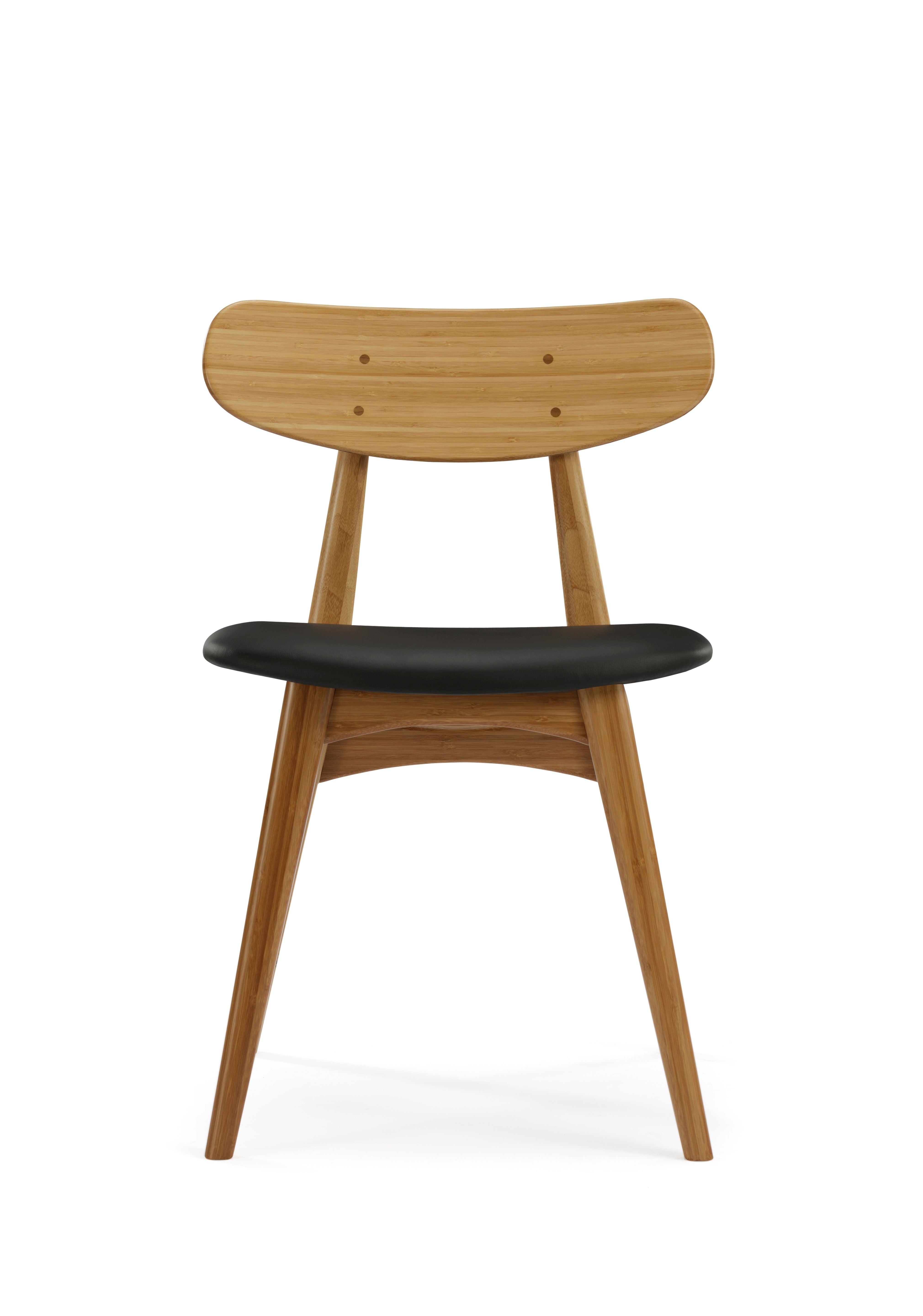 Greenington Cassia Dining Chair With Leather Seat Caramelized - Set of Two