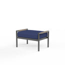 Sunset West Pietra Ottoman with Cushion