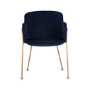 Sunpan Odesa Dining Armchair Abbington Navy / Dillon Cream