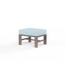 Sunset West Laguna Aluminum Ottoman with Cushion