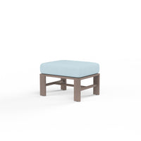 Sunset West Laguna Aluminum Ottoman with Cushion