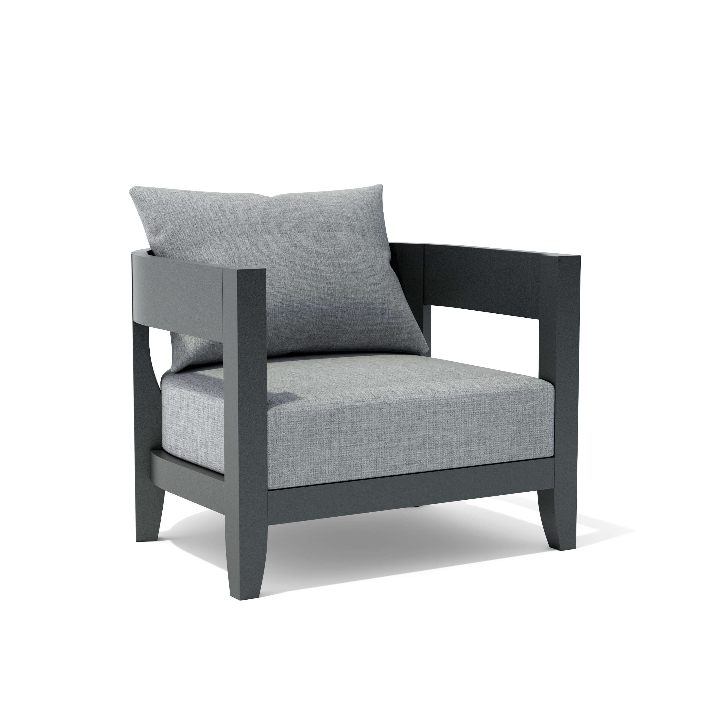 Anderson Teak Coronado Deep Seating Aluminum Armchair