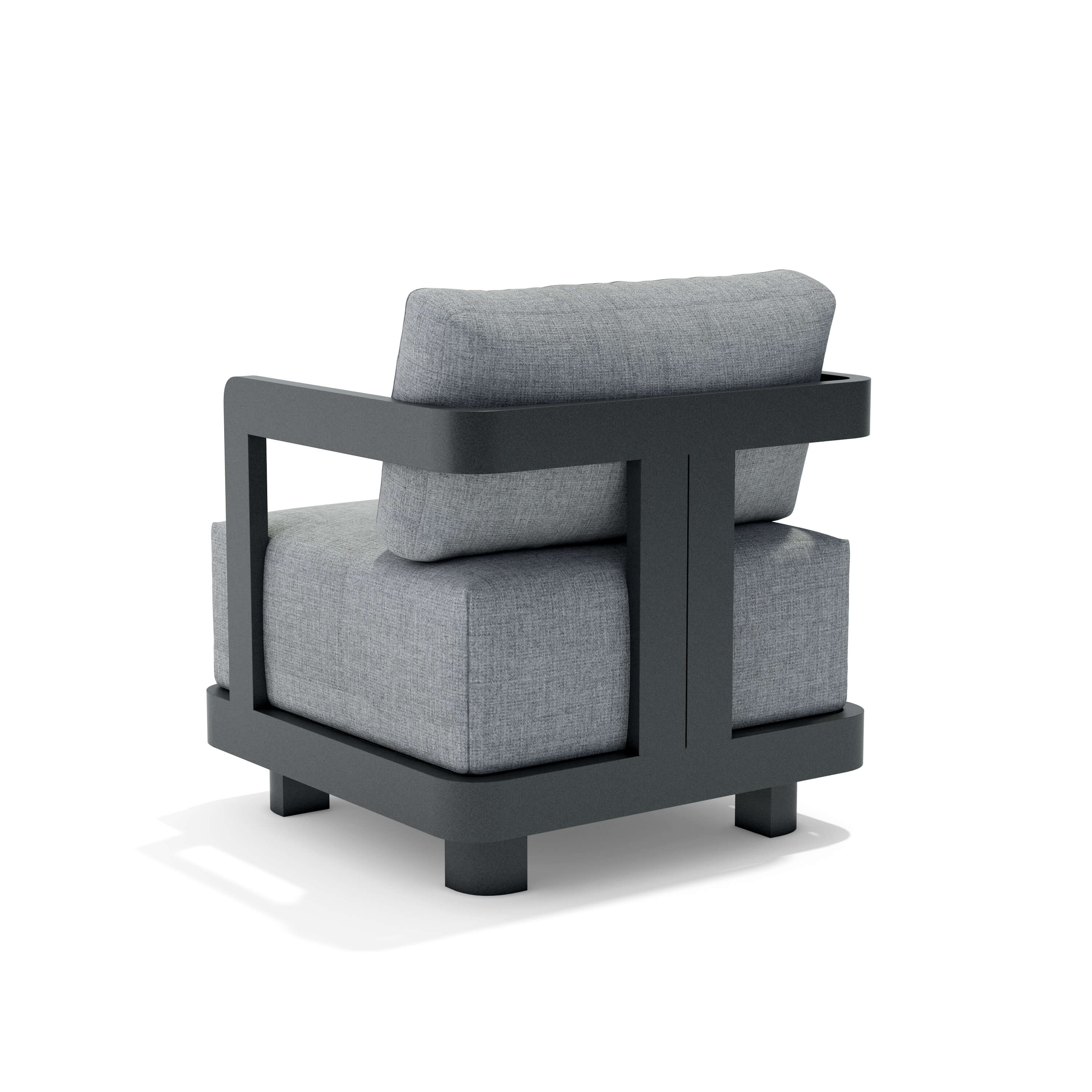 Anderson Teak Granada Deep Seating Aluminum Armchair