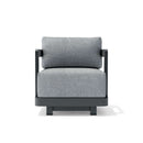 Anderson Teak Granada Deep Seating Aluminum Swivel Armchair