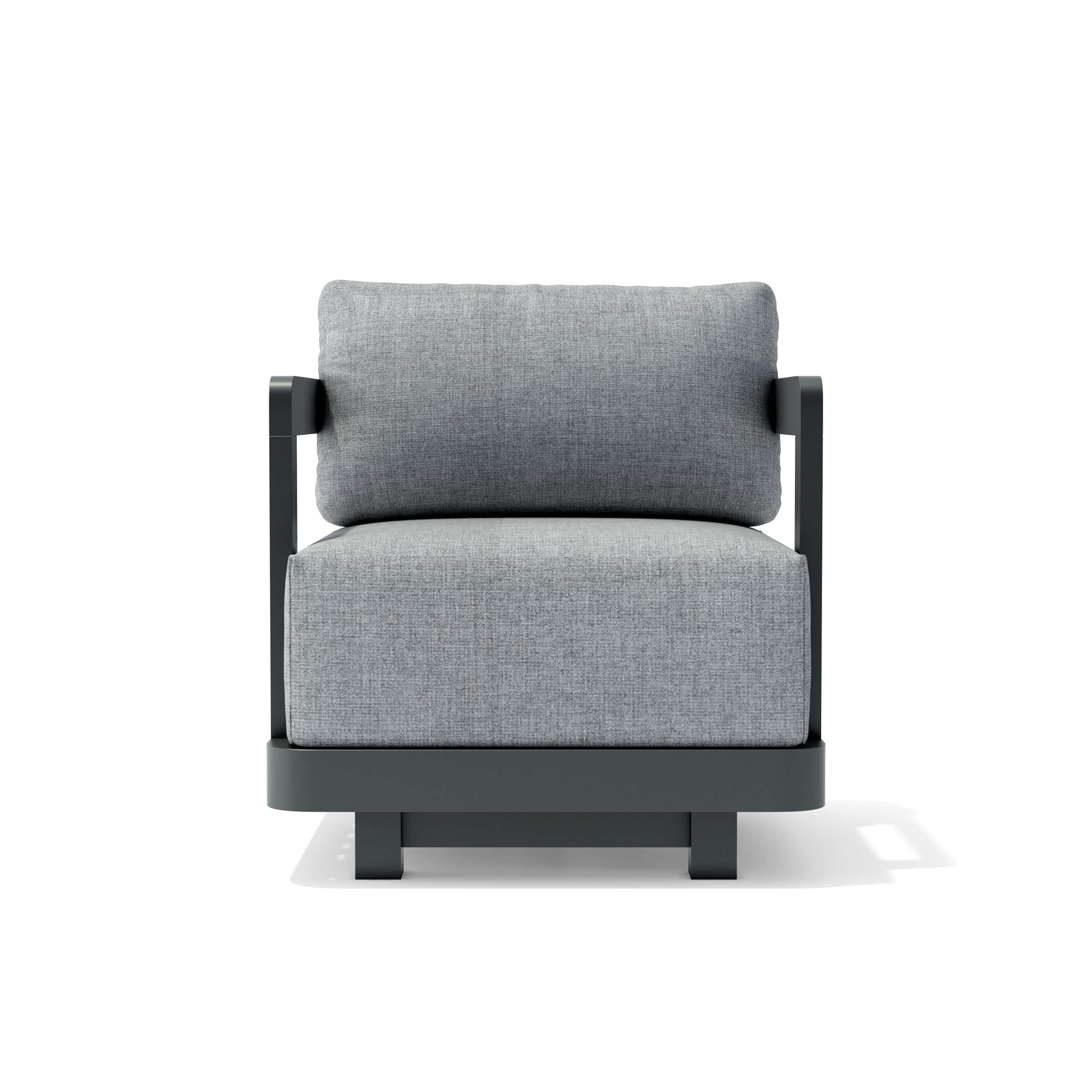 Anderson Teak Granada Deep Seating Aluminum Swivel Armchair