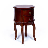 All Things Cedar Twin Drawer Round Hall Table