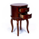 All Things Cedar Twin Drawer Round Hall Table