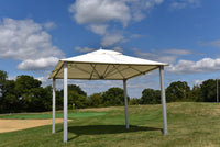 Bambrella Hurricane Alize 3.4m Square Aluminum Pavilion Umbrella