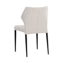 Sunpan James Stackable Dining Chair in City Beige / City Grey - Set of Two