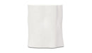 Azzurro Living Daintree Side Table With Bone Concrete Frame And Bone Concrete