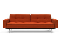 Innovation Living Dublexo Stainless Steel Arm Sofa Bed