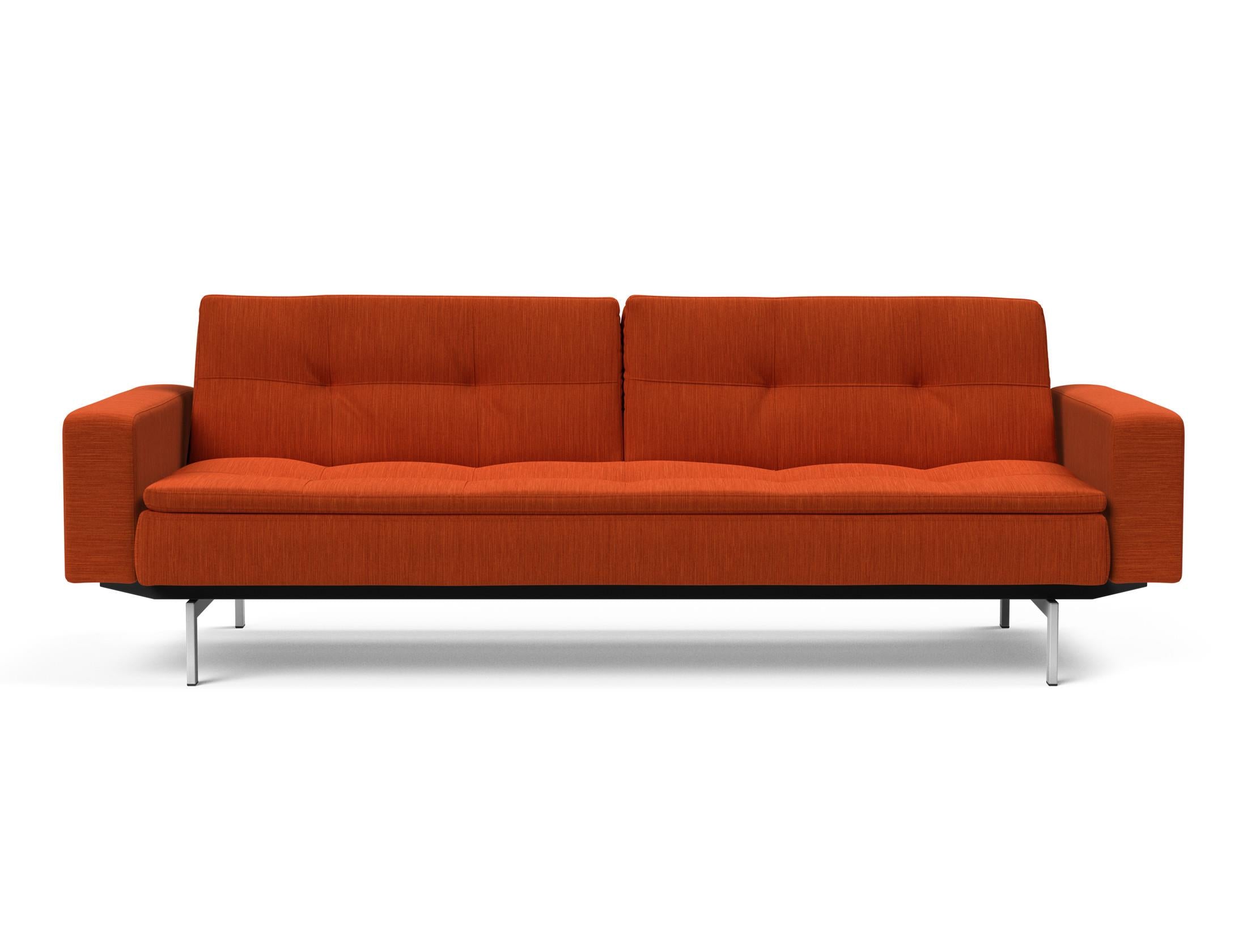 Innovation Living Dublexo Stainless Steel Arm Sofa Bed