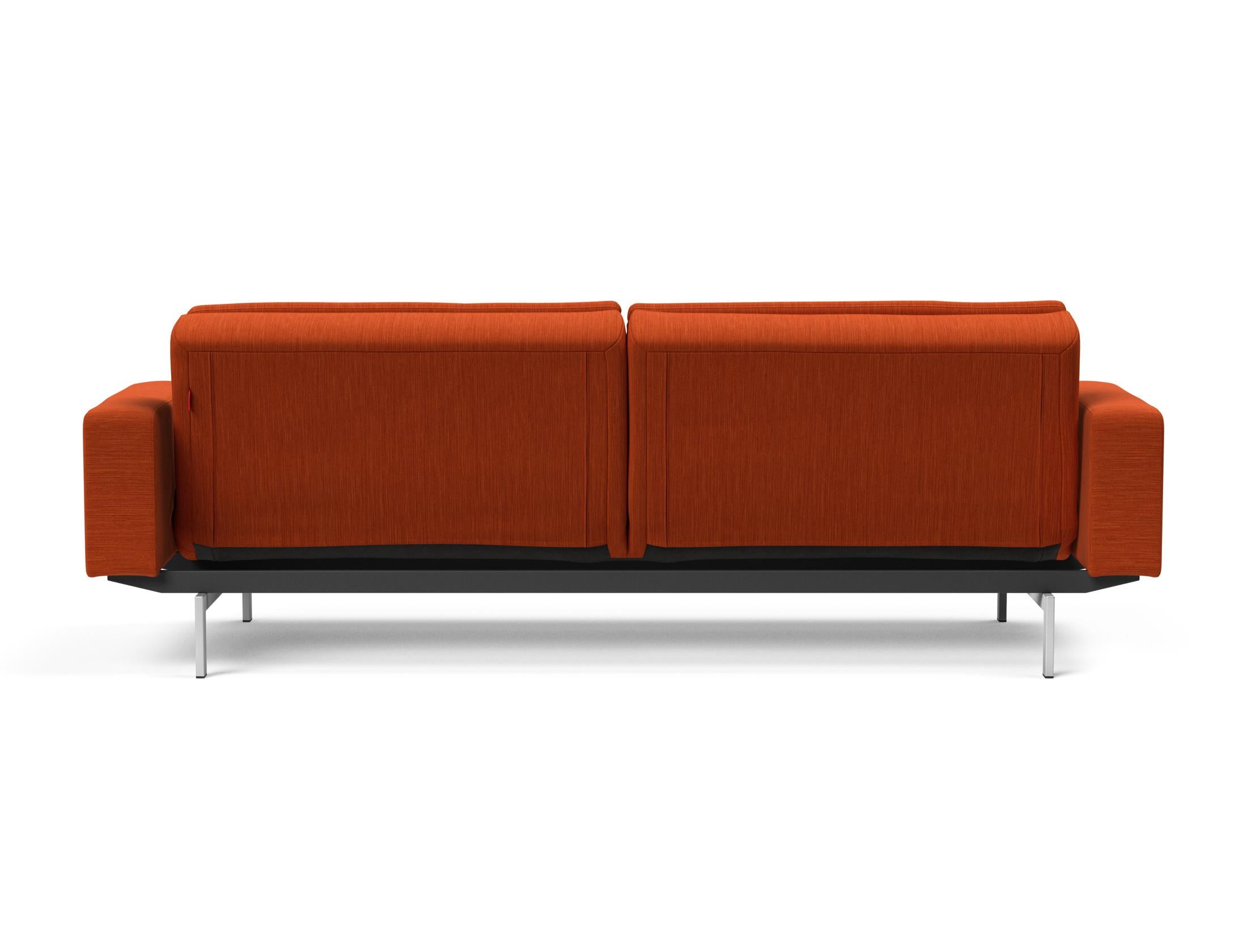 Innovation Living Dublexo Stainless Steel Arm Sofa Bed