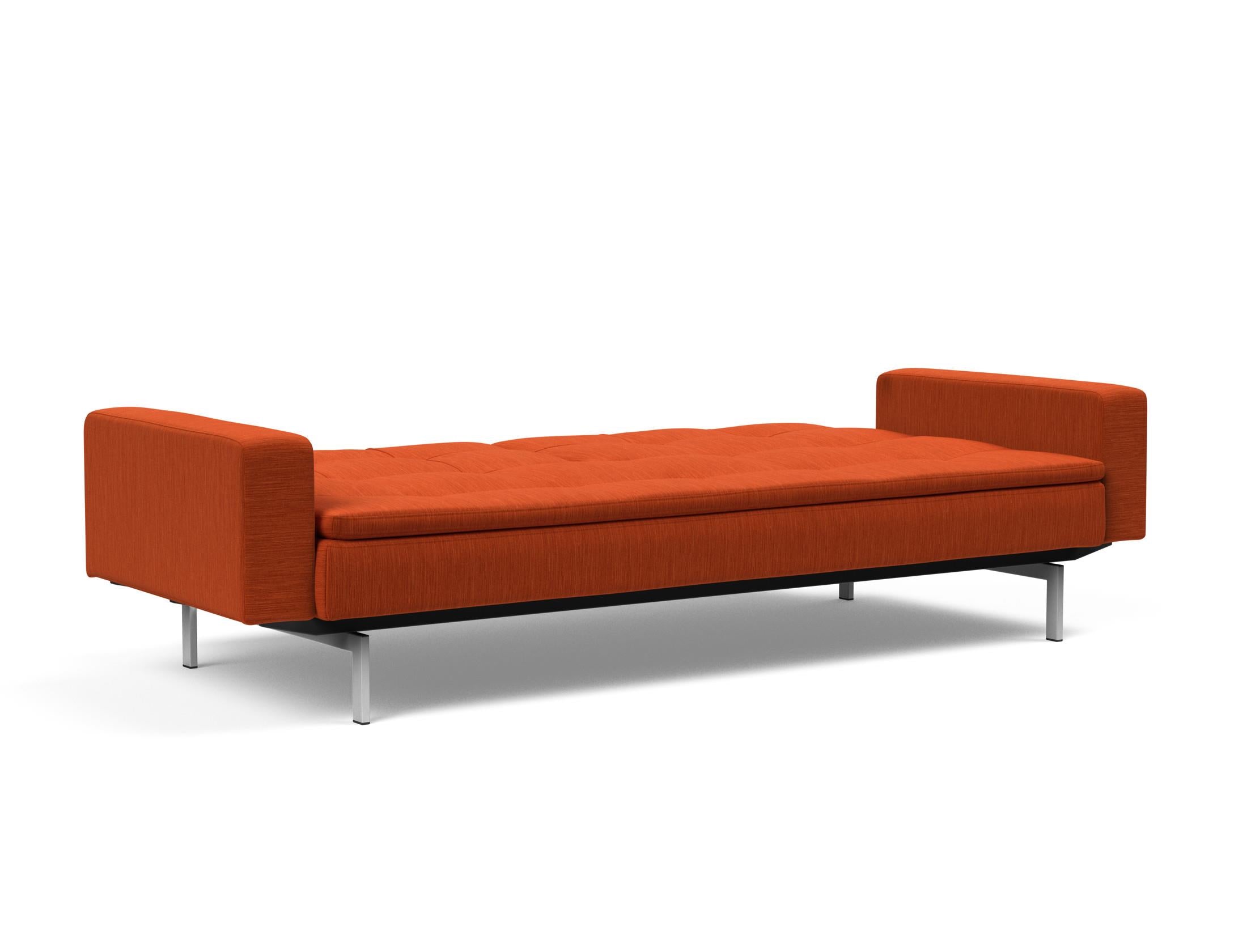 Innovation Living Dublexo Stainless Steel Arm Sofa Bed