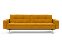 Innovation Living Dublexo Stainless Steel Arm Sofa Bed