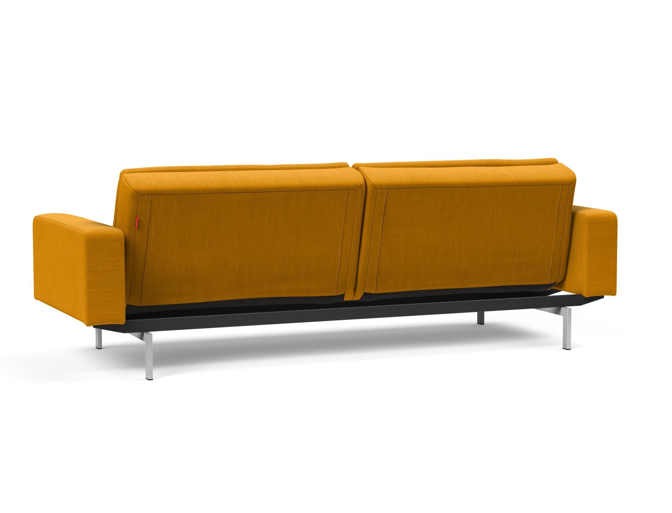 Innovation Living Dublexo Stainless Steel Arm Sofa Bed