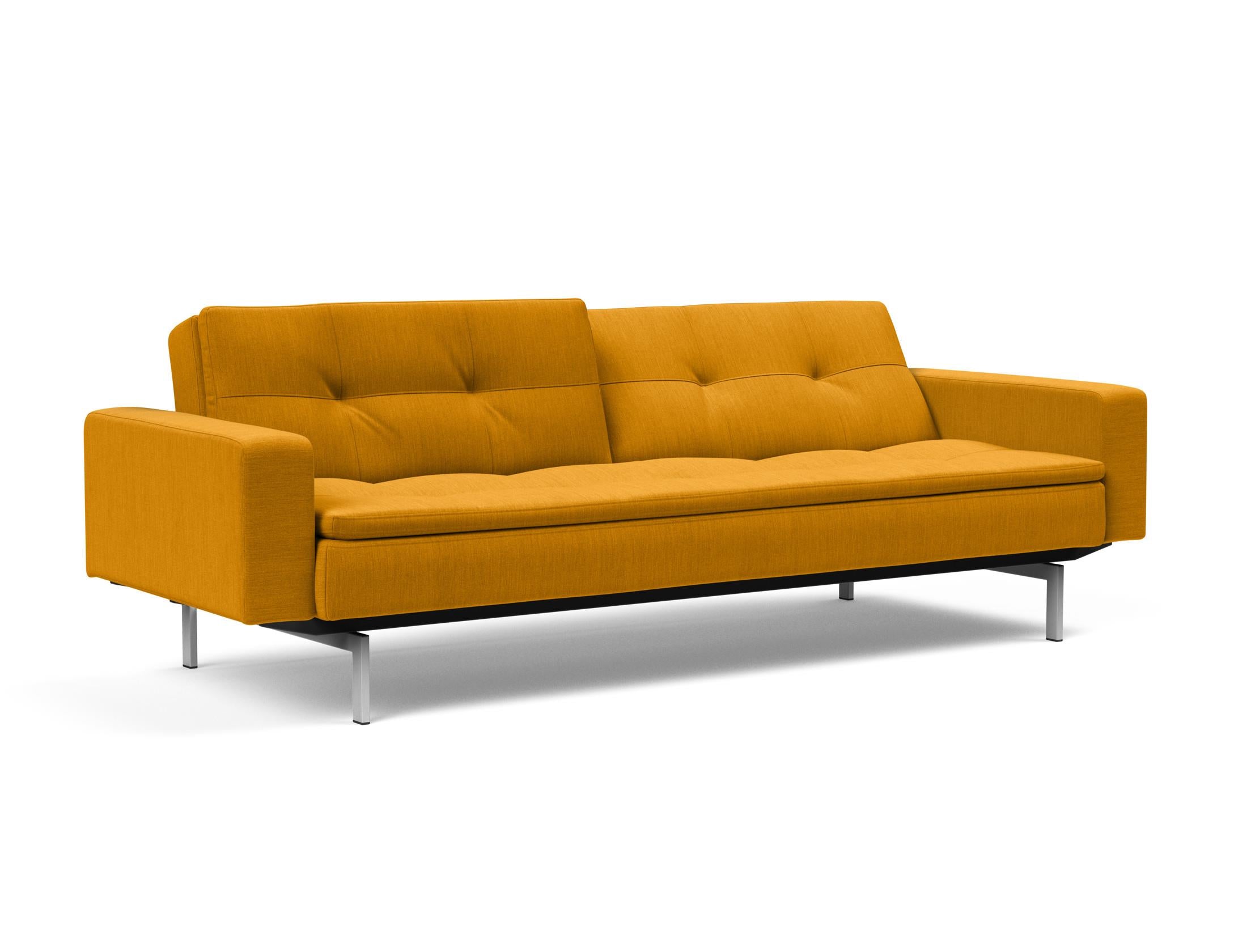 Innovation Living Dublexo Stainless Steel Arm Sofa Bed