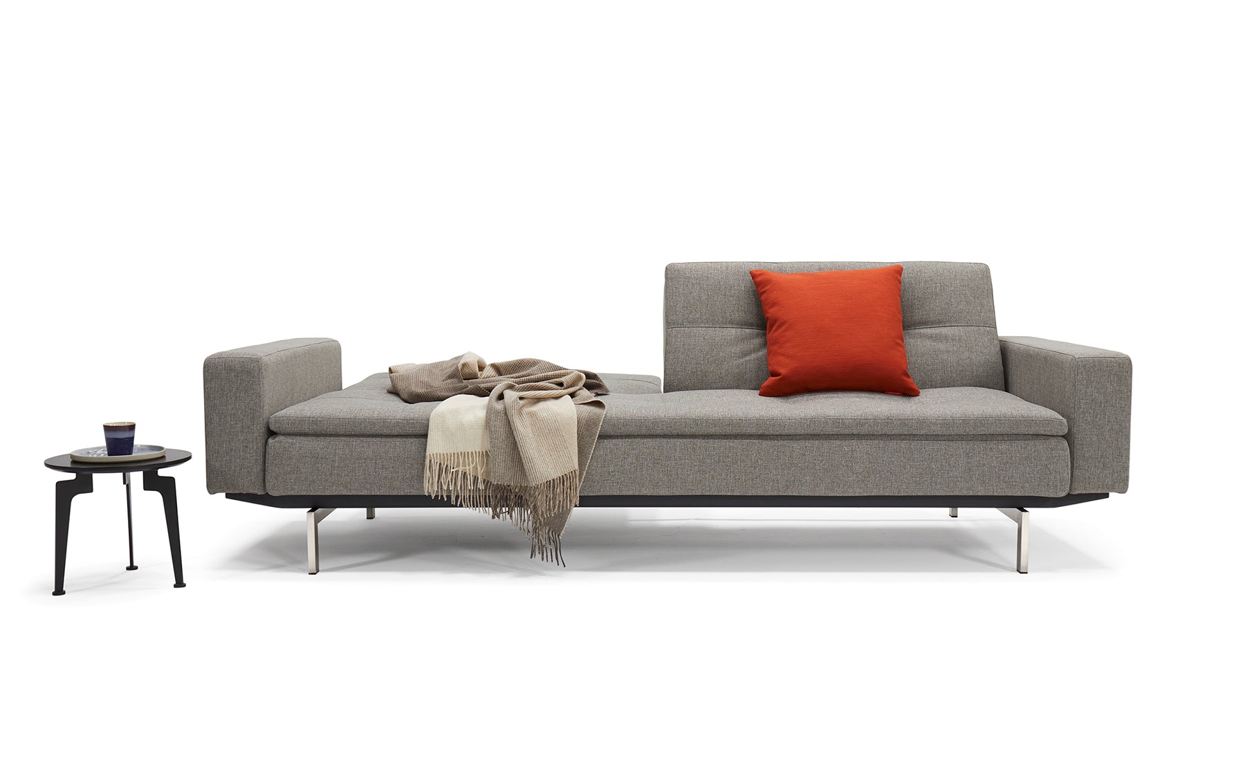 Innovation Living Dublexo Stainless Steel Arm Sofa Bed