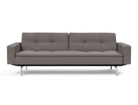 Innovation Living Dublexo Stainless Steel Arm Sofa Bed