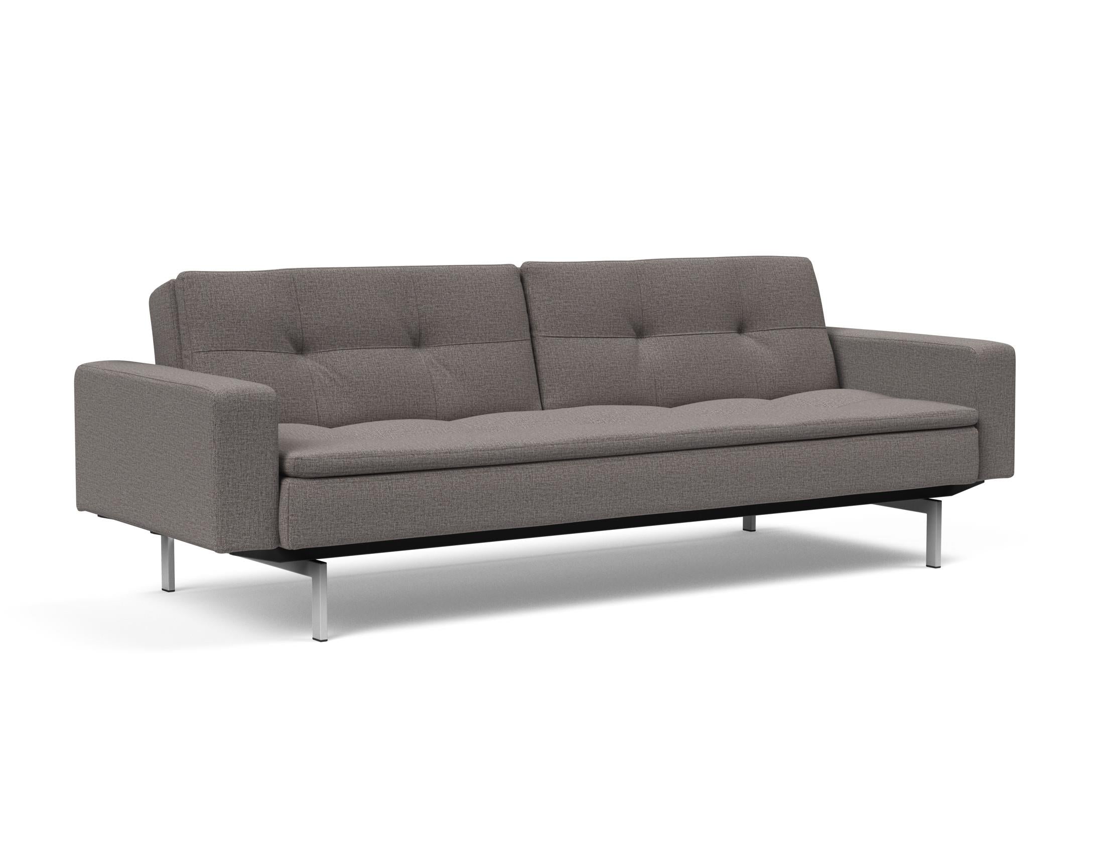 Innovation Living Dublexo Stainless Steel Arm Sofa Bed