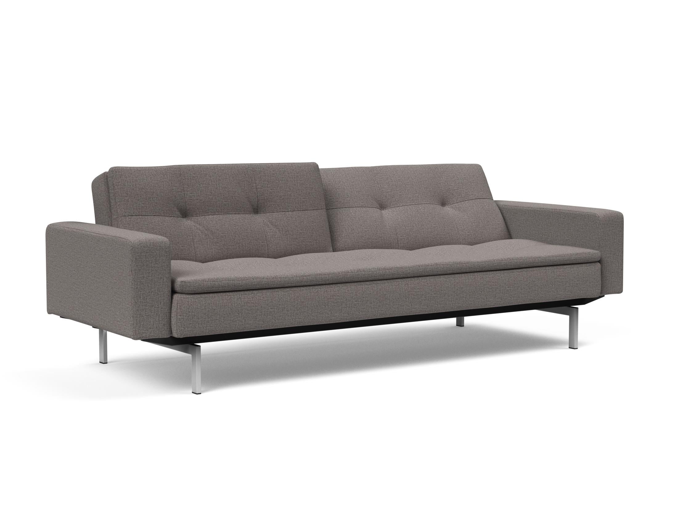 Innovation Living Dublexo Stainless Steel Arm Sofa Bed