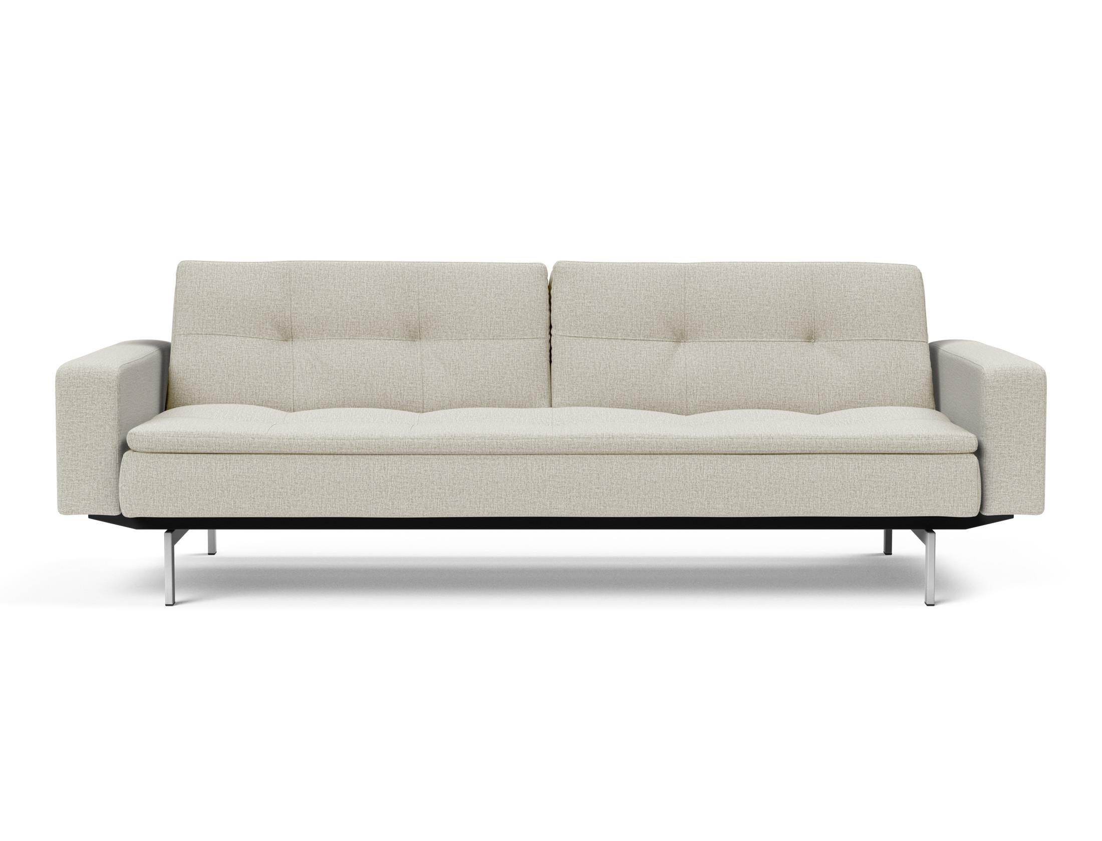 Innovation Living Dublexo Stainless Steel Arm Sofa Bed
