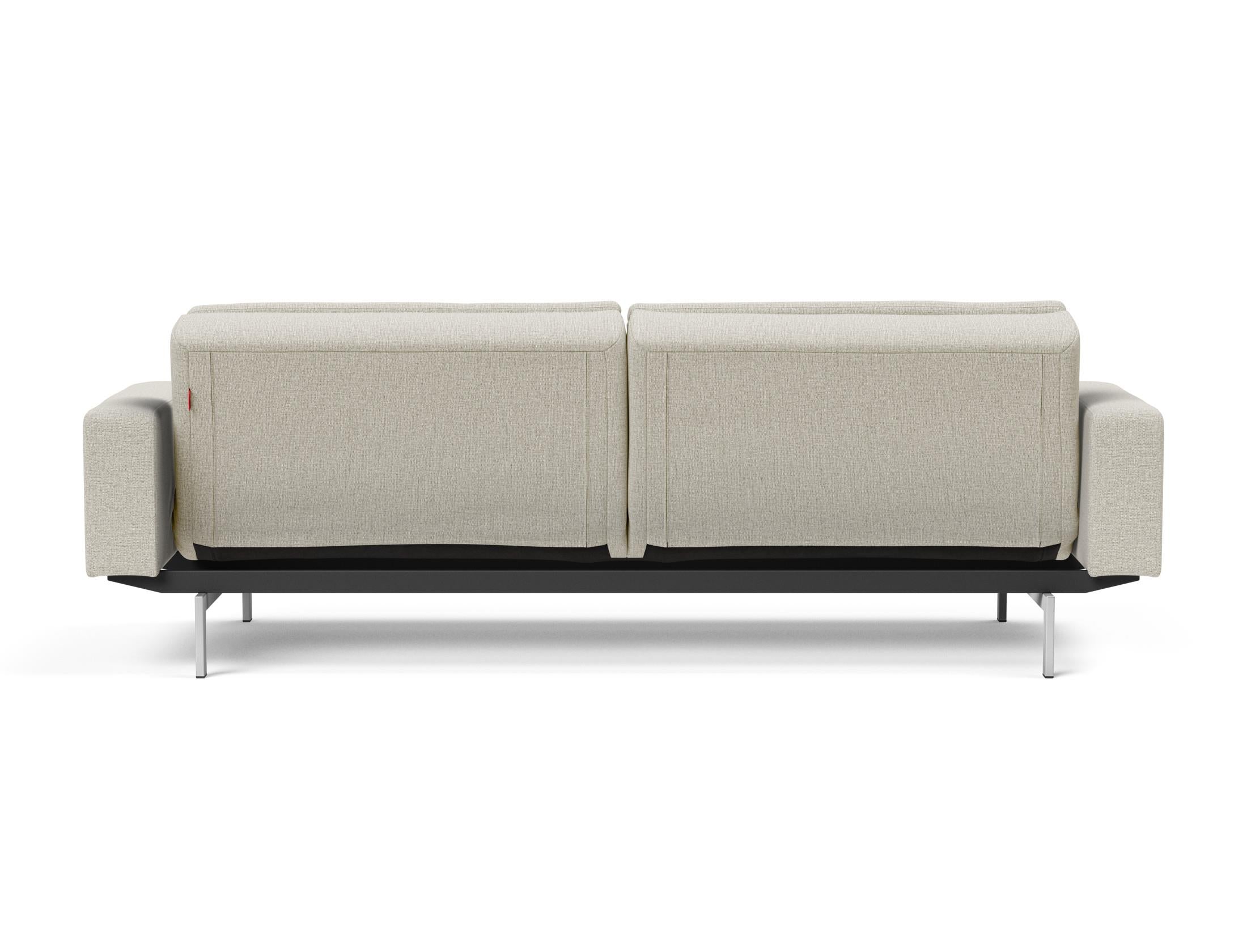 Innovation Living Dublexo Stainless Steel Arm Sofa Bed