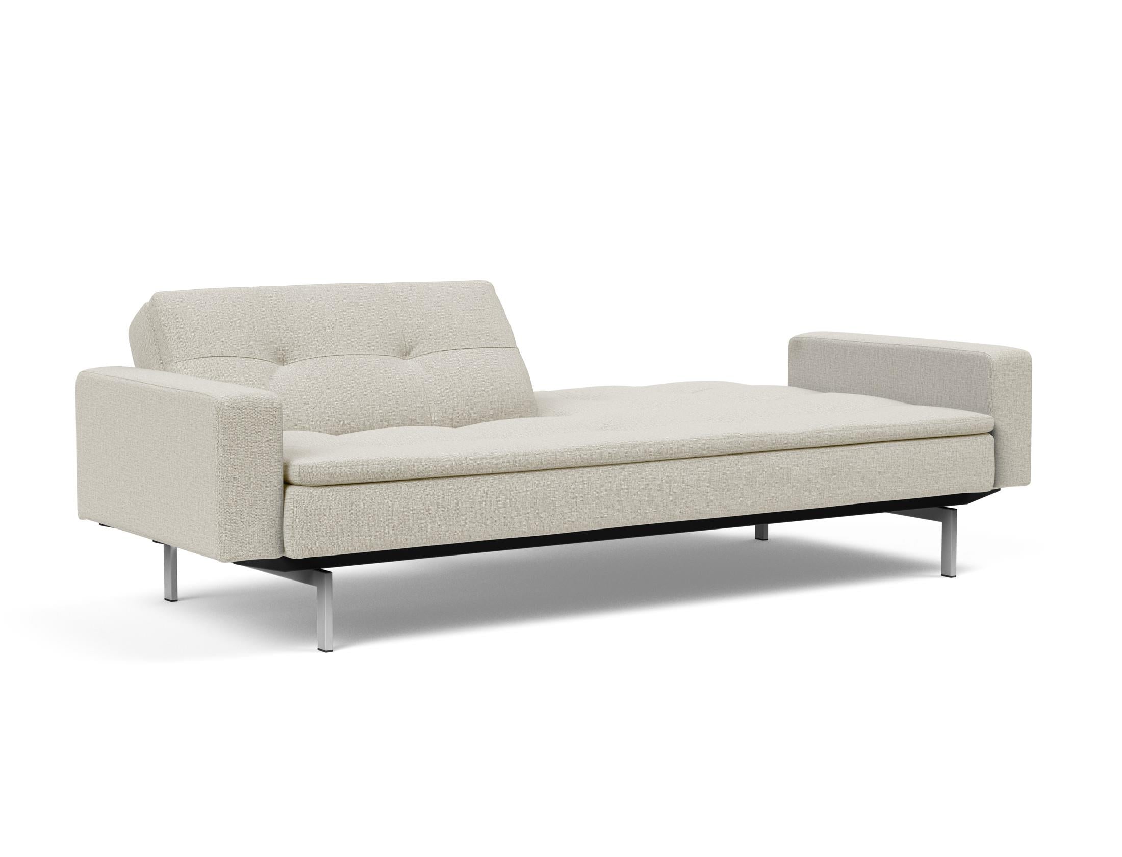 Innovation Living Dublexo Stainless Steel Arm Sofa Bed