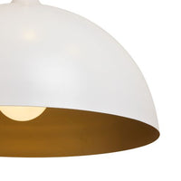 Sunpan Lohn Pendant Light Matte Black / Matte White