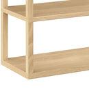 Sunpan Kenzie Bookcase in Grey / Rustic Oak
