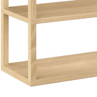 Sunpan Kenzie Bookcase in Grey / Rustic Oak