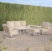 Sunset West Bristol Ottoman with Cushion
