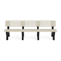 Polly Products Elite Backed Bench