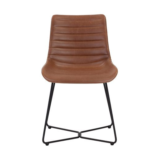 Sunpan Gracen Dining Chair in Hazelnut / Nightfall Black