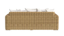 Sunset West Playa Loveseat in Soothe Pearl with Flange Welt