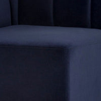 Sunpan Kosovo Modular Banquette - Single Seat in Abbington Navy / Polo Club Stone