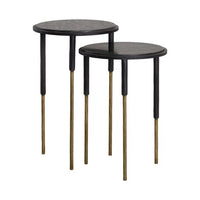 Sunpan Kyrie Nesting Side Table - Set of Two