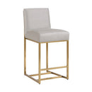 Sunpan Joyce Counter Stool Casablanca Stratus / Cube Black