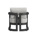 Sunset West Malibu Club Chair in Cast Silver - No Welt
