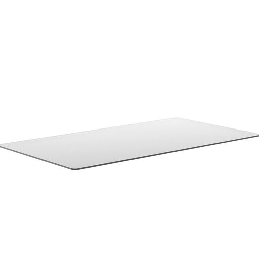 Sunpan Glass Dining Table Top Rectangular Clear in 86.5" / 96"