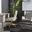 Sunpan Kasen Lounge Chair Belfast Heather Grey / Belfast Navy