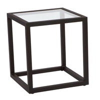 Woodard Salona End Table with Glass Top
