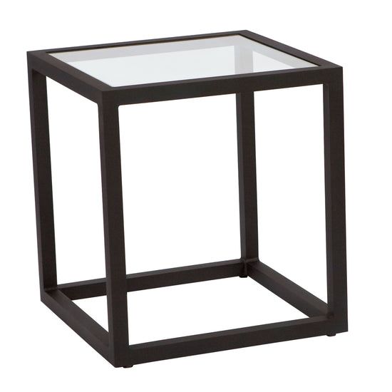 Woodard Salona End Table with Glass Top