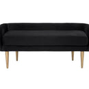 Sunpan Sammy Bench Black / Cream / Grey Sky