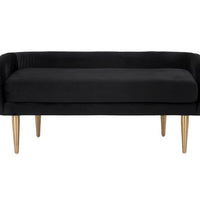 Sunpan Sammy Bench Black / Cream / Grey Sky
