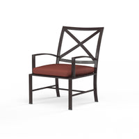 Sunset West La Jolla Aluminum Dining Chair with Cushion