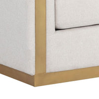 Sunpan Lean Sofa - Belfast Oatmeal