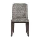 Sunpan Elisa Dining Chair in Grey Oak - Dazzle Cream / Naya Check Black / Light Oak - Mainz Cream